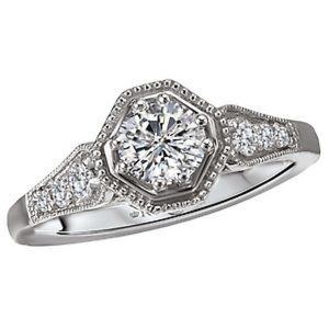 Romance Halo Diamond Ring